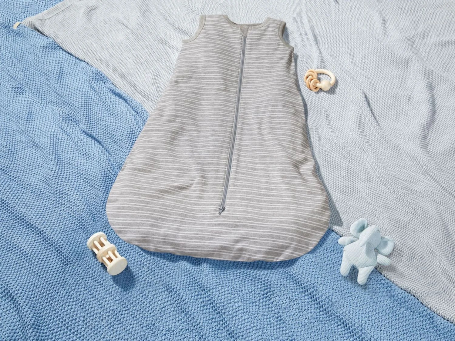 LUPILU® Baby Schlafsack, mit Reißverschluss, Kinnschutz Lidl.de