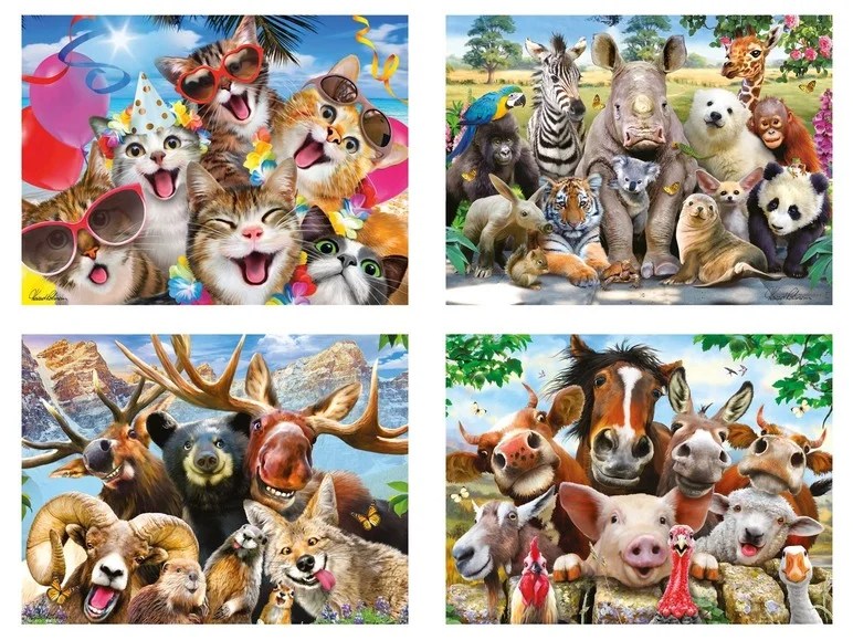 PLAYTIVE® JUNIOR PLAYTIVE® 3D Puzzle/ 3D Memo, in knickstabiler
