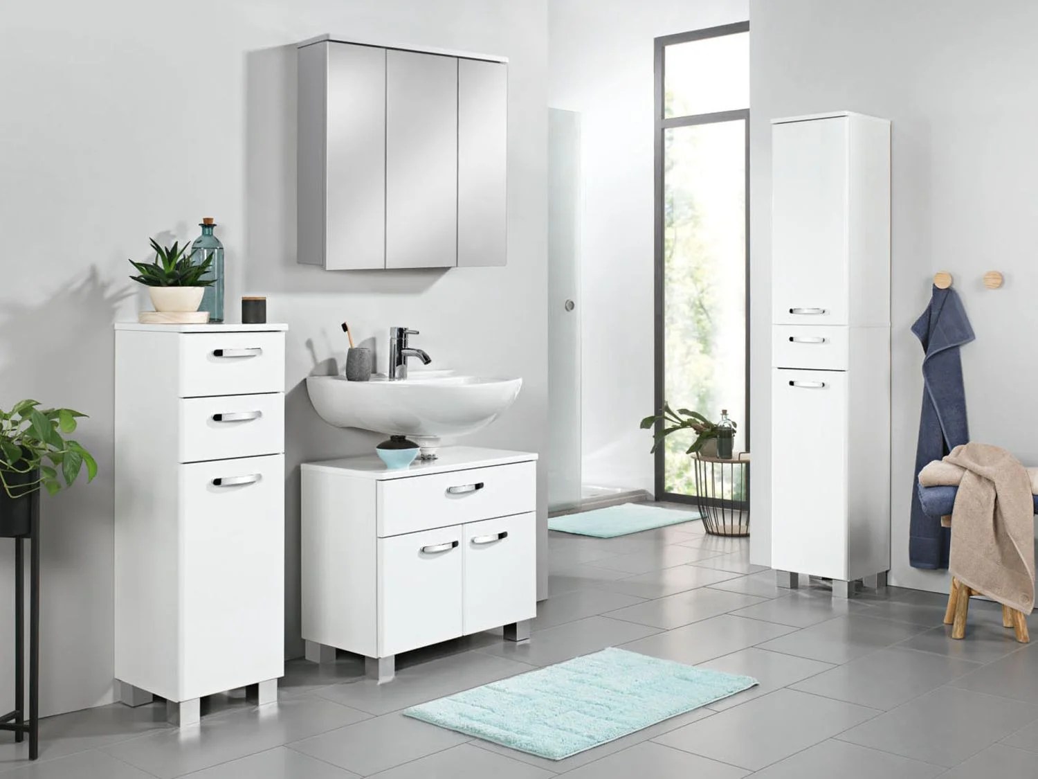 LIVARNO LIVING Armoire de toilette miroir Palermo, 66