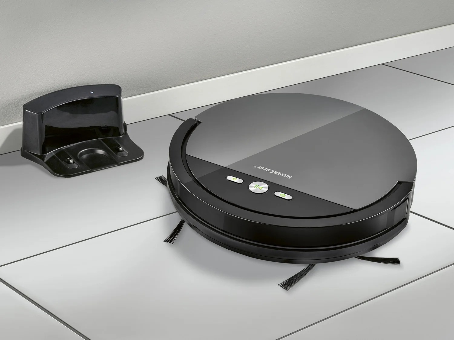 SILVERCREST® Robot aspirateur SSWR B1 avec fonction ba…