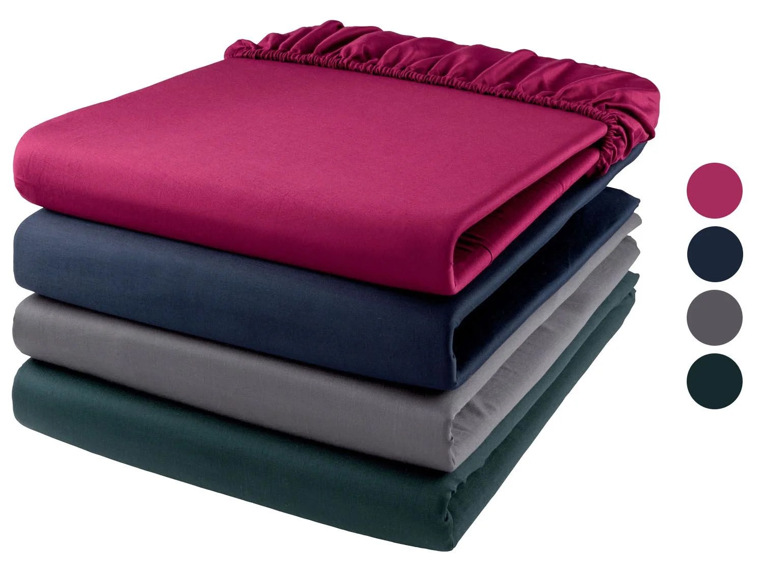 meradiso Hoeslaken satijn 180 200 x 200 cm LIDL