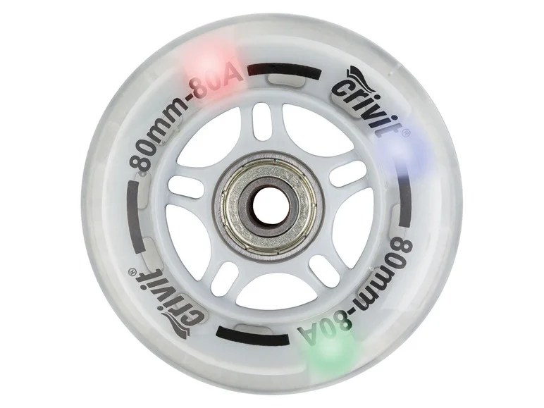 CRIVIT Wielen voor inline skates met kogellagers, set