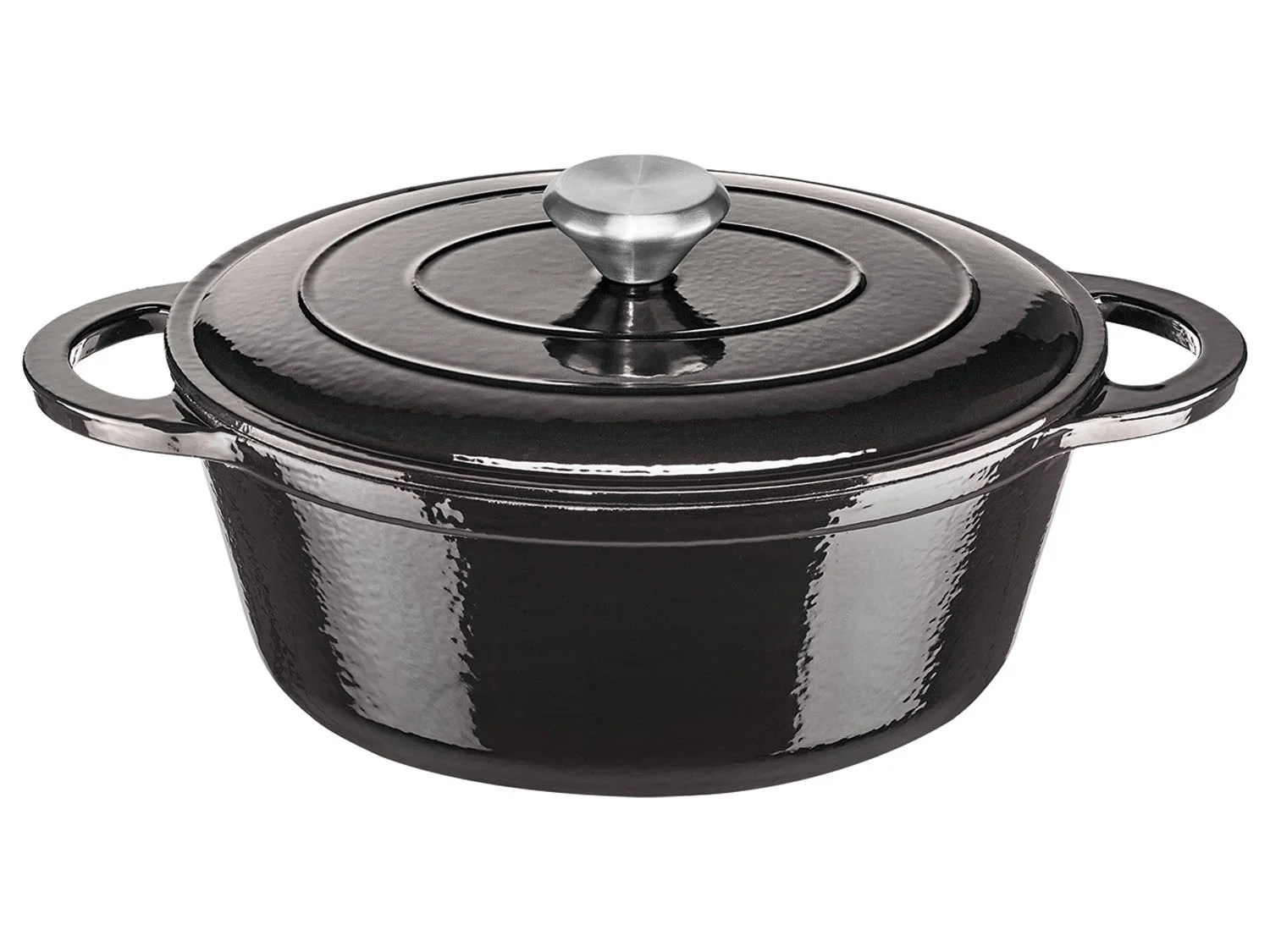 ERNESTO® Gietijzeren braadpan 6,8 L ovaal LIDL
