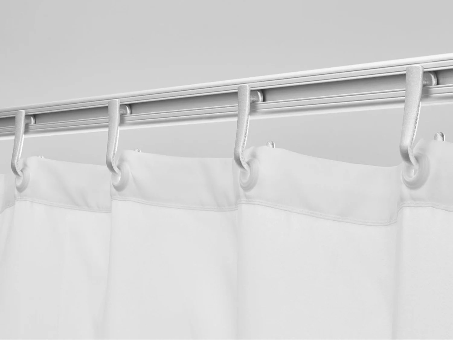 Douchegordijn Met Rechte Stang LIVARNO home Douchegordijn stangsysteem LIDL