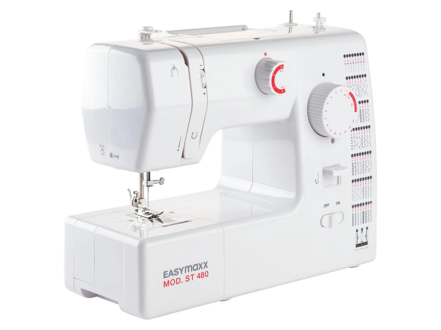 EASYmaxx Elektrický šijací stroj Mod. ST 480 Lidl.sk