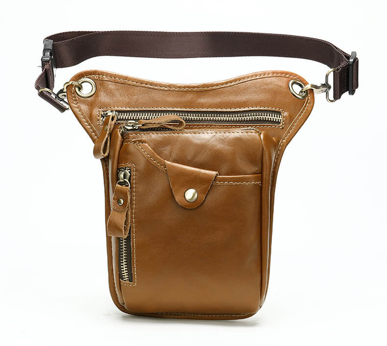 Vintage Hüfttasche Leder Bauchtasche für Herren