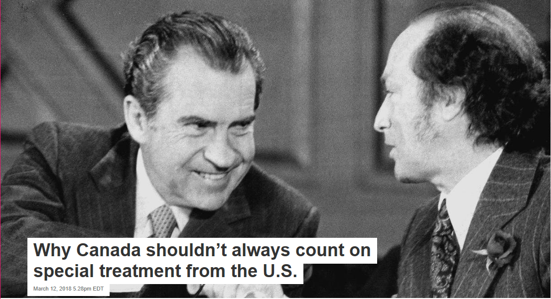 Why Canada shouldn’t always count on special treatment from the U.S