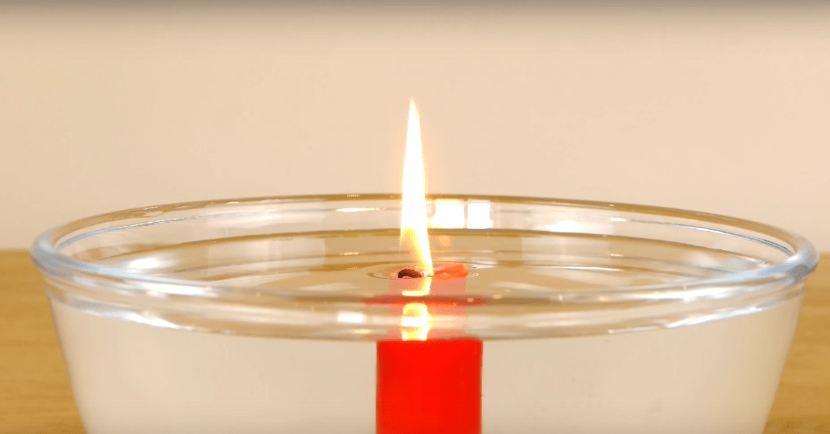 Aprende cómo prender una vela bajo el agua