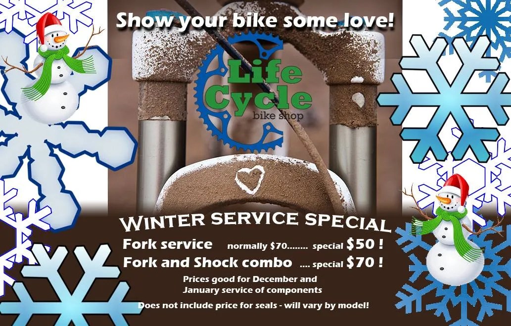 Suspension special! Life Cycle Bike Shop Eugene Oregon