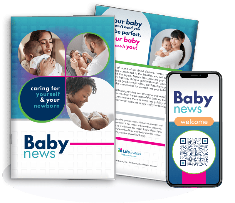 The Bundle Baby News Book &  App Patient Discharge Education