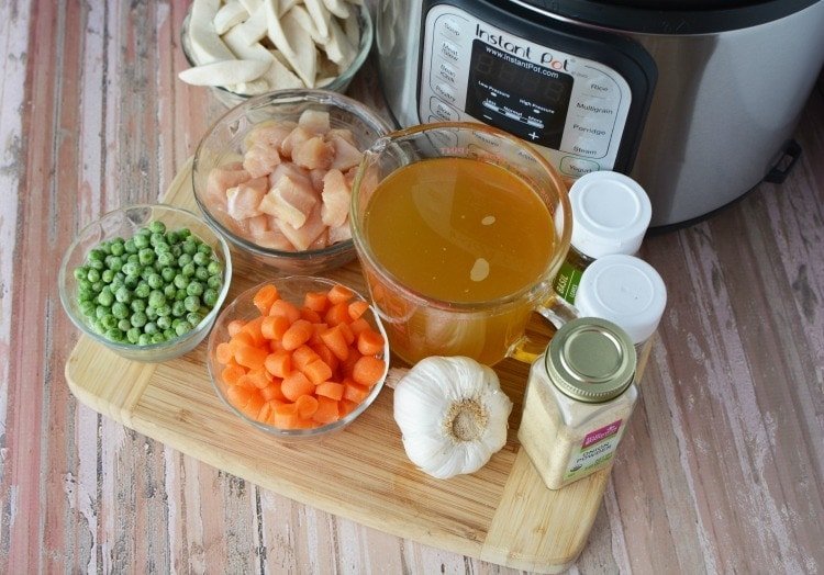 Easy Instant Pot Chicken & Dumplings With Canned Biscuits and Veggies