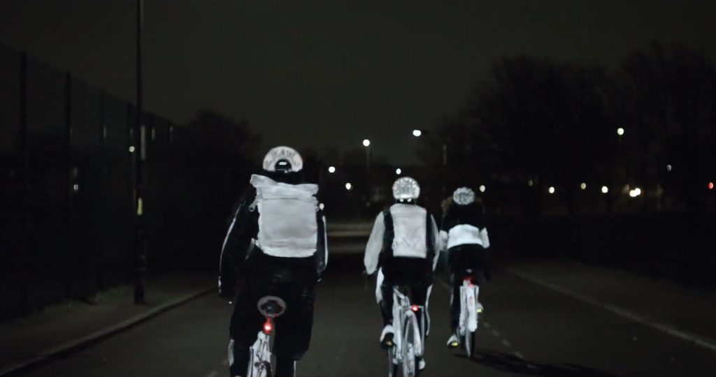 Life Paint the glowinthedark spray that saves cyclists’ lives