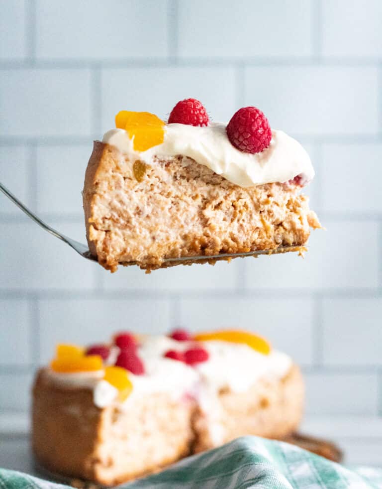 Instant Pot Peach Melba Cheesecake Recipe Life Love Liz