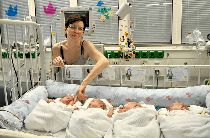 65YearOld Woman With 13 Children Gives Birth to Quadruplets and Now