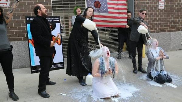 WATCH Satanists Perform Shocking Ceremony at Planned Parenthood During