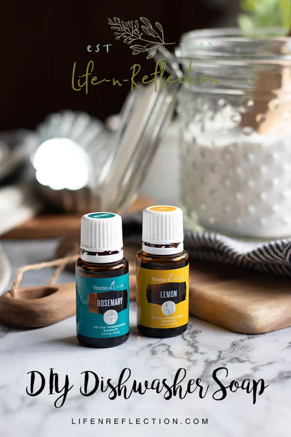 Easiest Homemade Dishwasher Detergent with Essential Oils