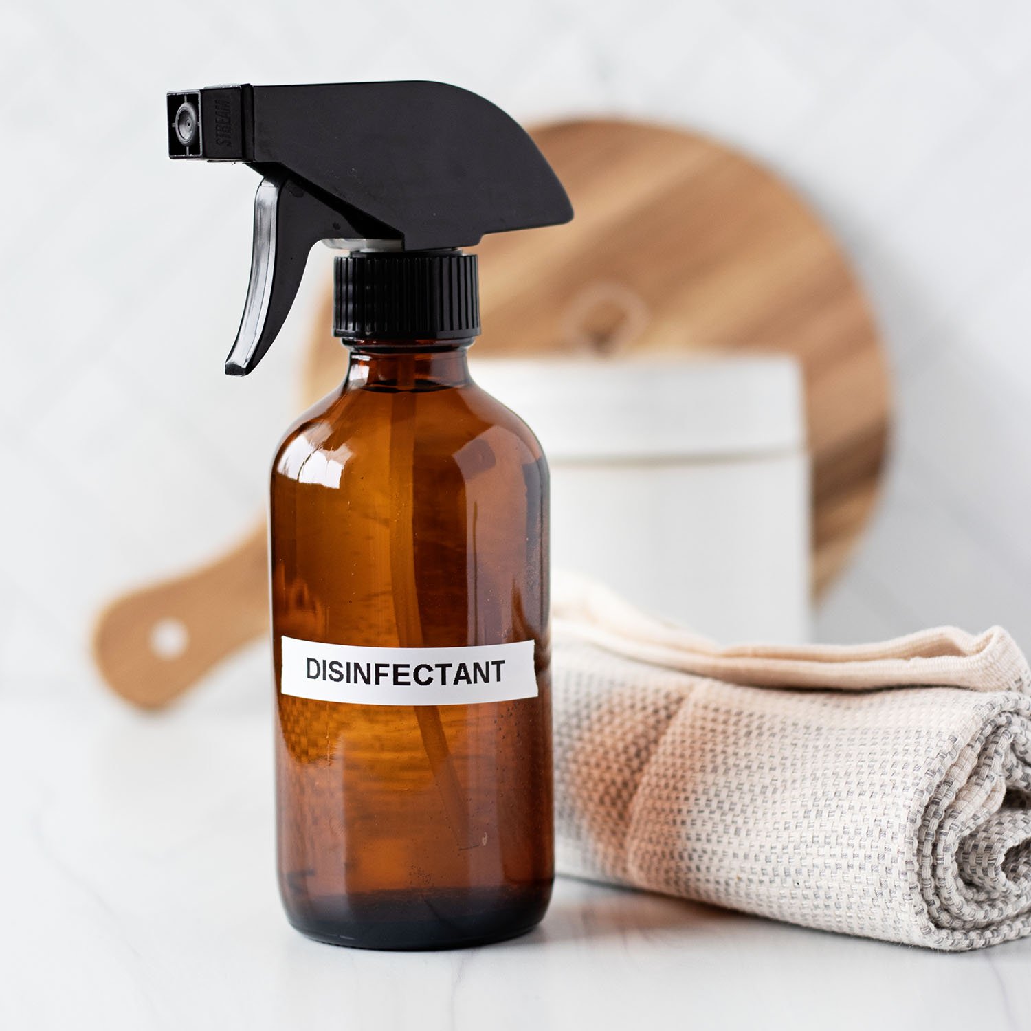 DIY Disinfectant Spray with Alcohol Lysol Alternative