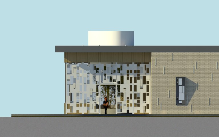 CTEC - East Elevation Render copyright Bob Borson 2018