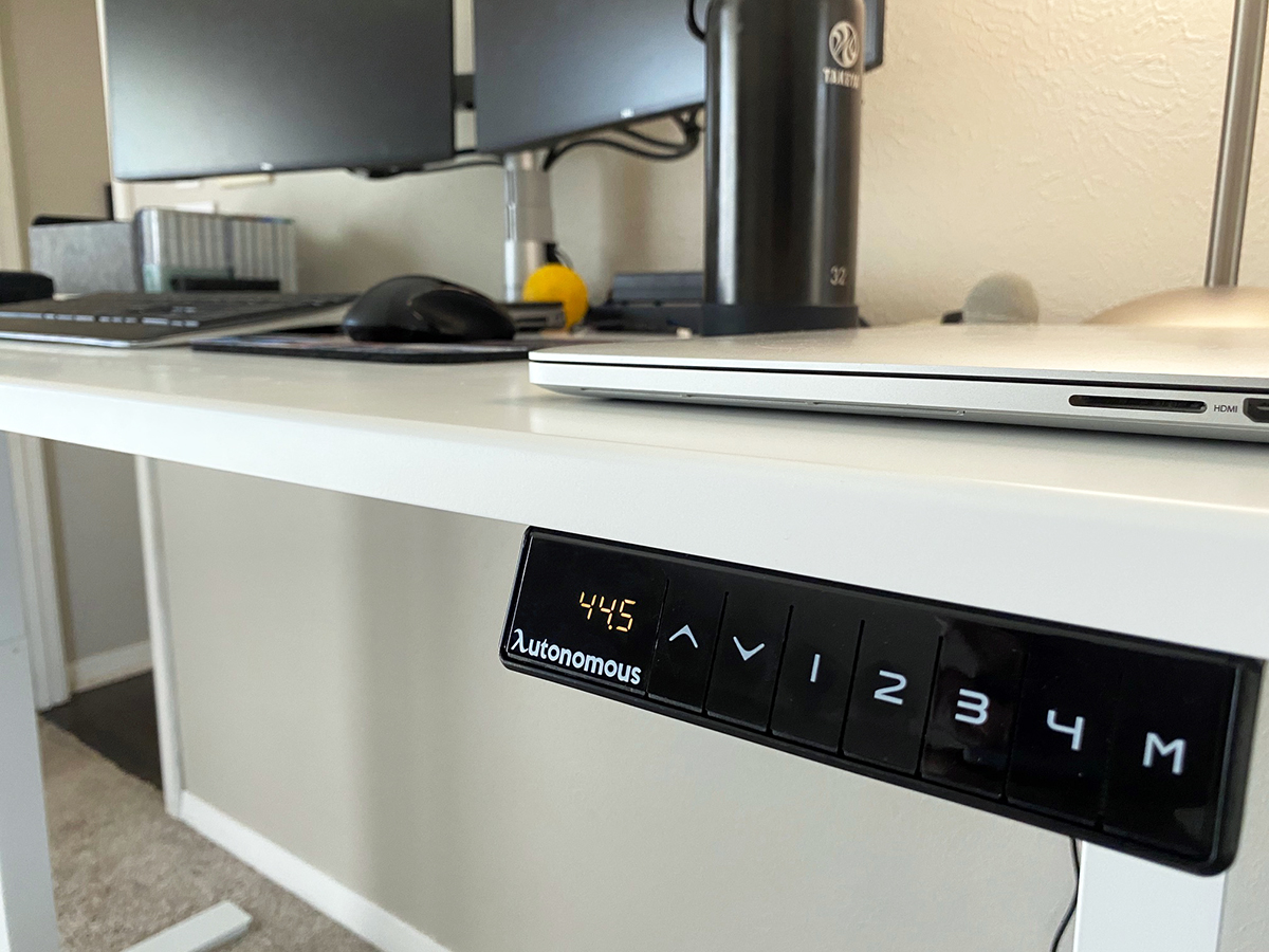 Autonomous AI Stand Sit Desk memory controls | Life of an Architect