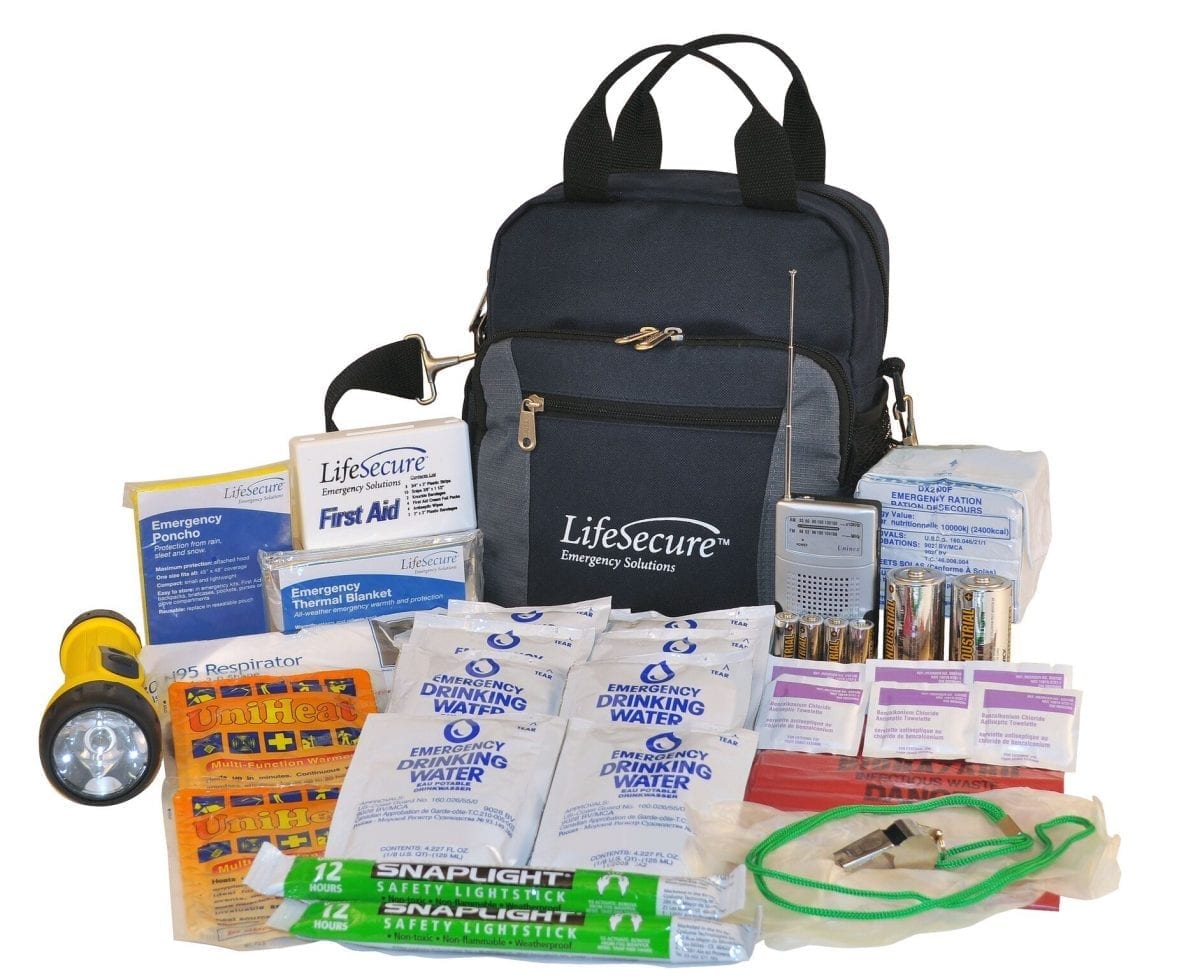 LifeSecure Plus Compact 3DAY Emergency Survival Kit (81001) Lifesecure
