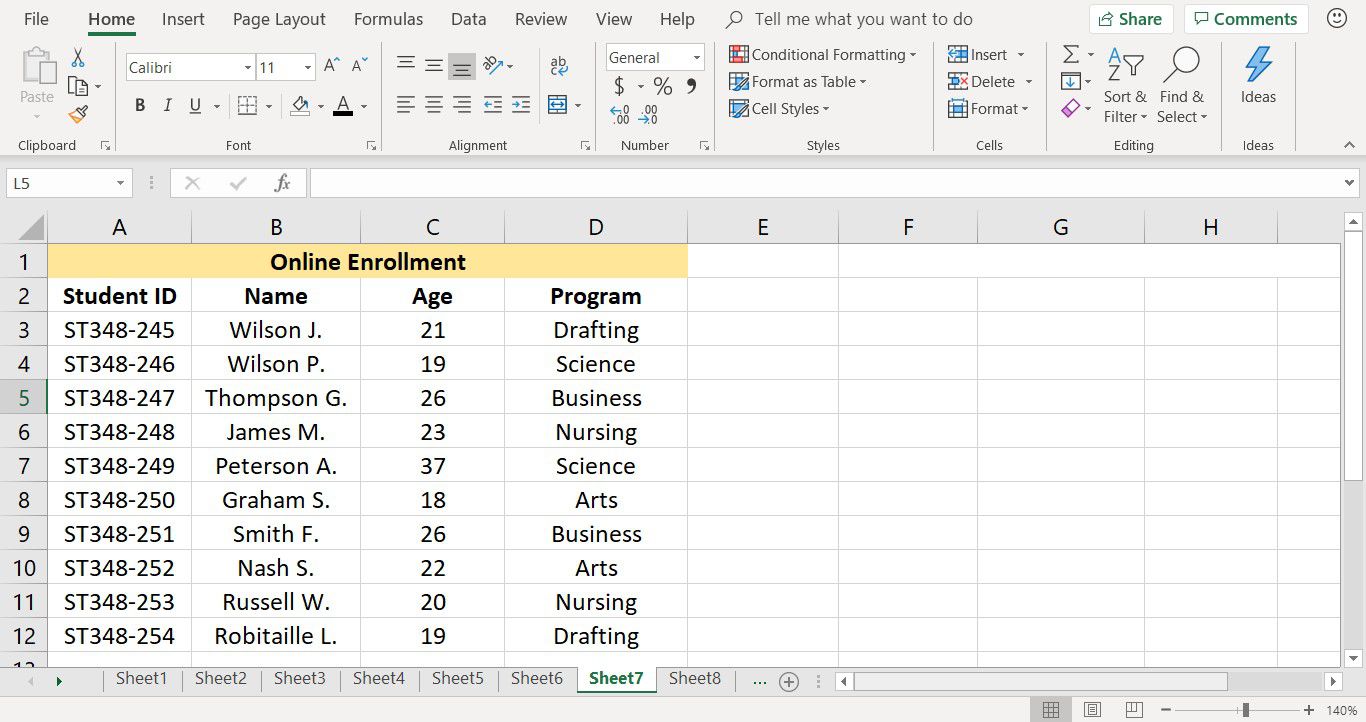 How to Create Data Lists in Excel Spreadsheets