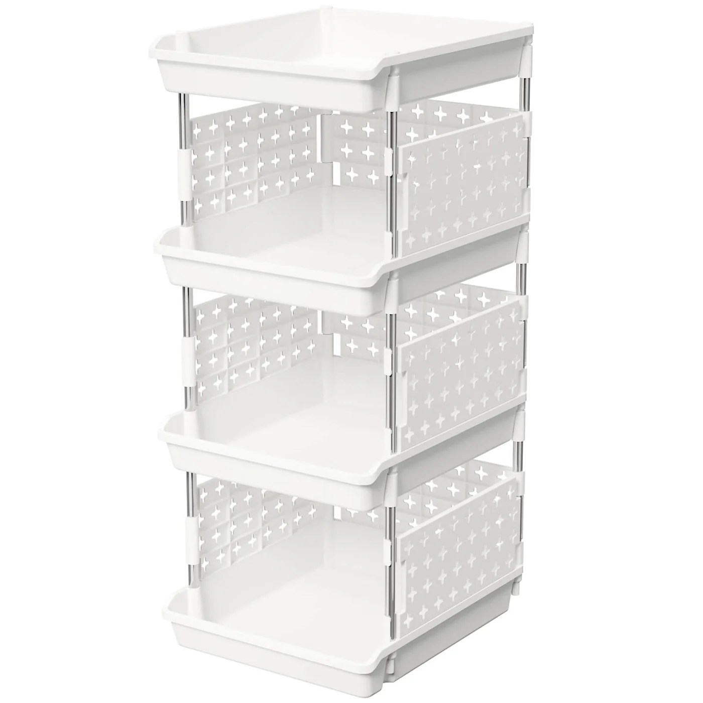 Plastic Stackable Storage Bins Lifewit Lifewitstore