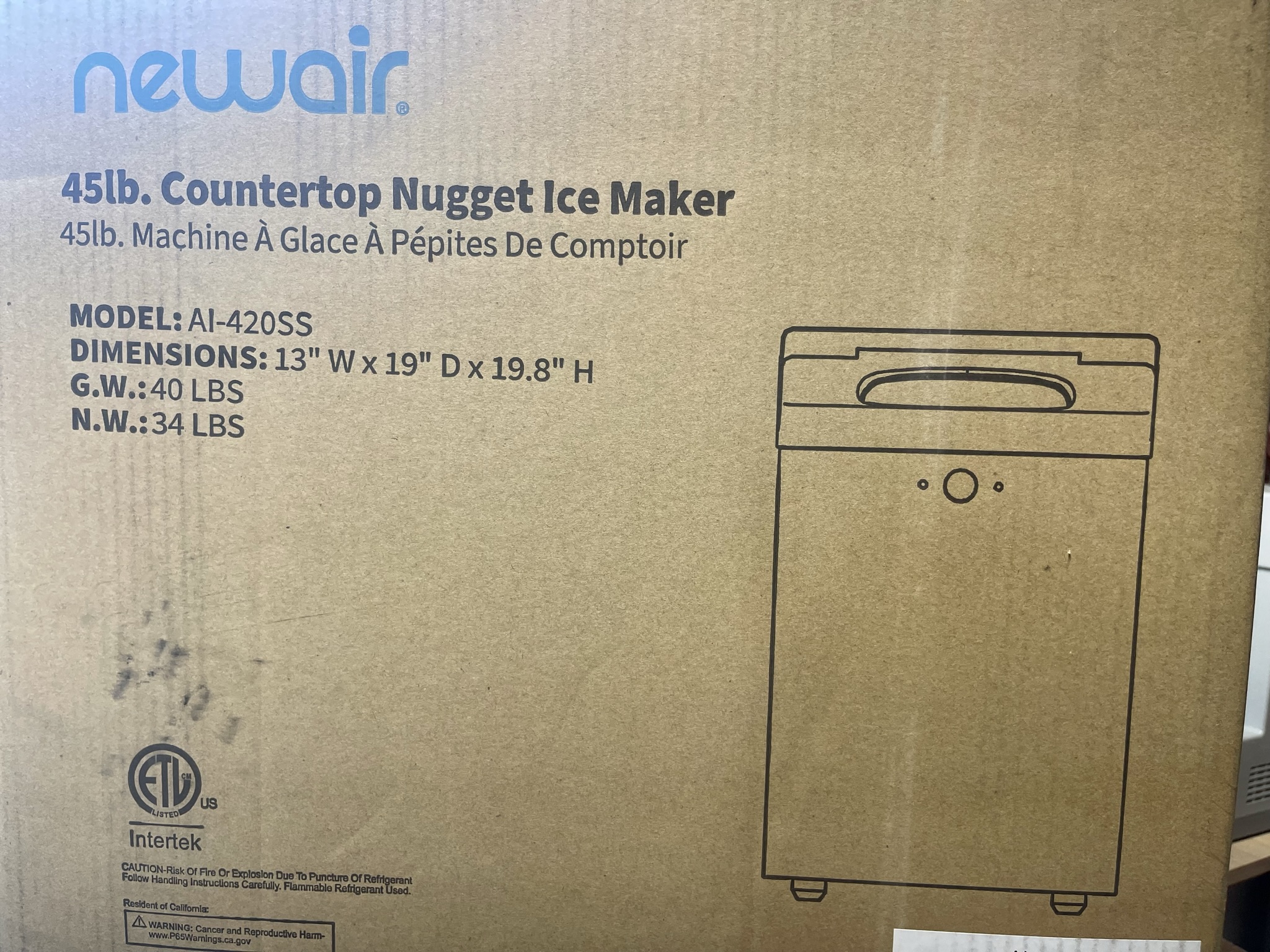 The NewAir Sonic Speed Nugget Ice Maker, AI420SS ⋆ Life With Heidi