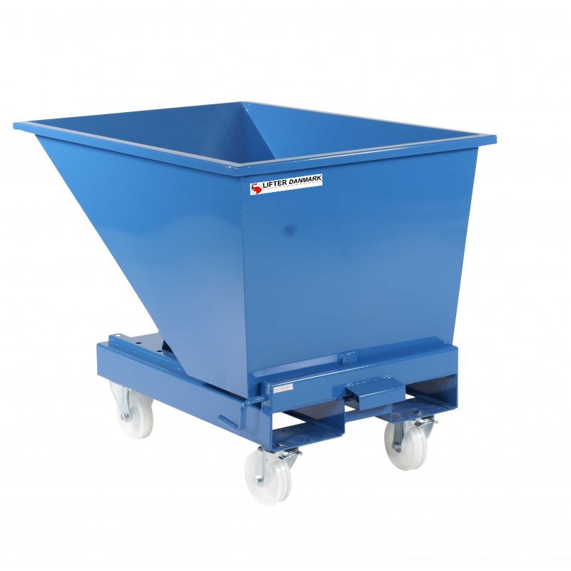 Hjul til tipcontainere. Nylonhjul eller med gummibelægning