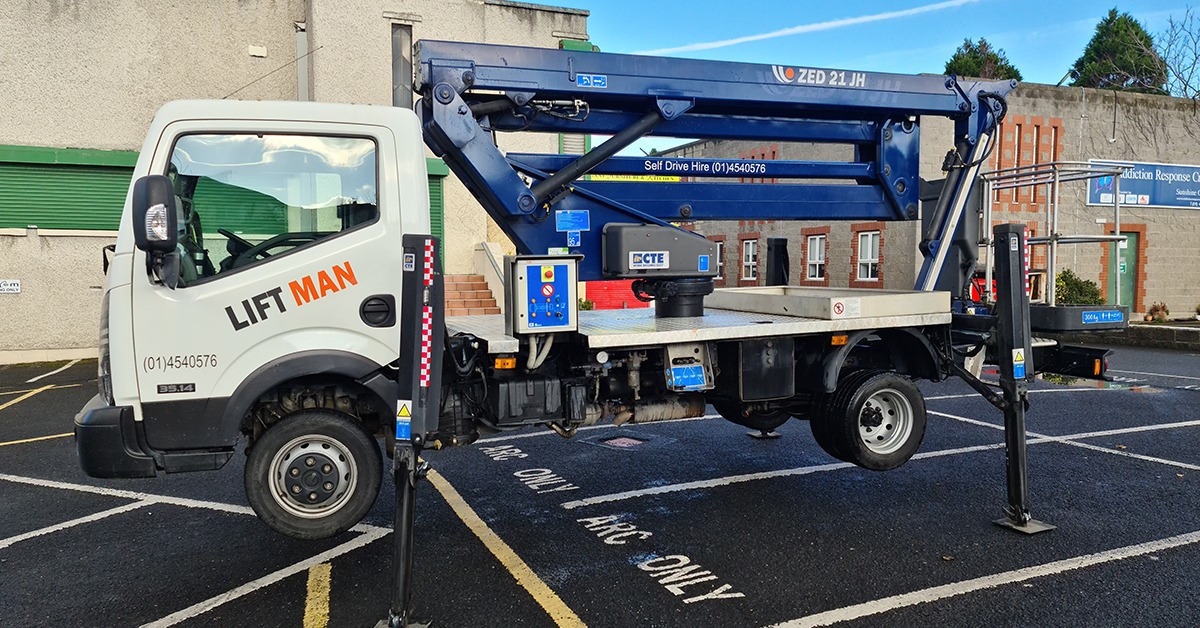 Self Drive Cherry Picker Hire Available in Dublin Liftman