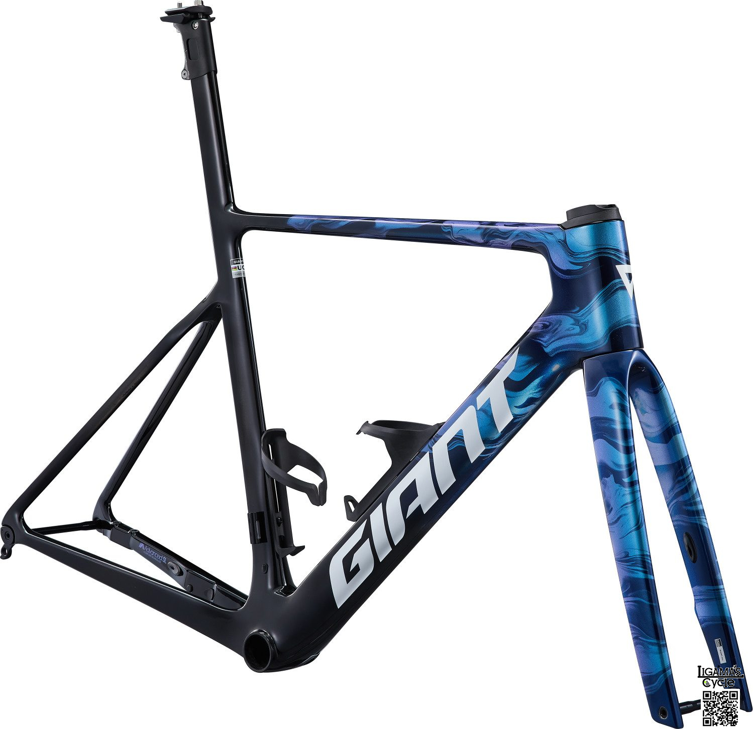 Giant Propel Advanced SL Disc FramesetSwirly Galaxy Ligamas Cycle