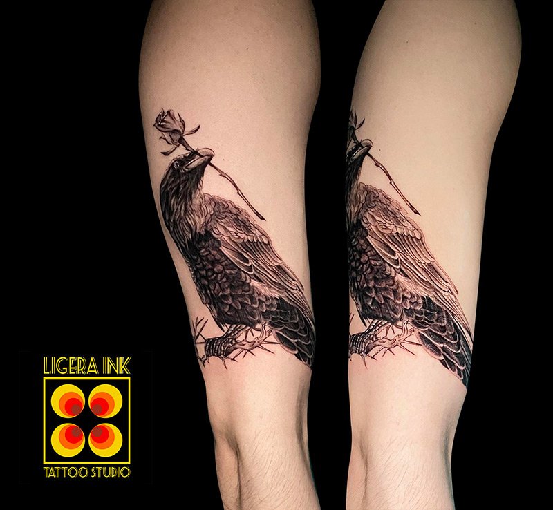 Tatuaggio Corvo: Immagini E Significato-Ligera Ink Tattoo 738_x_800_jpg