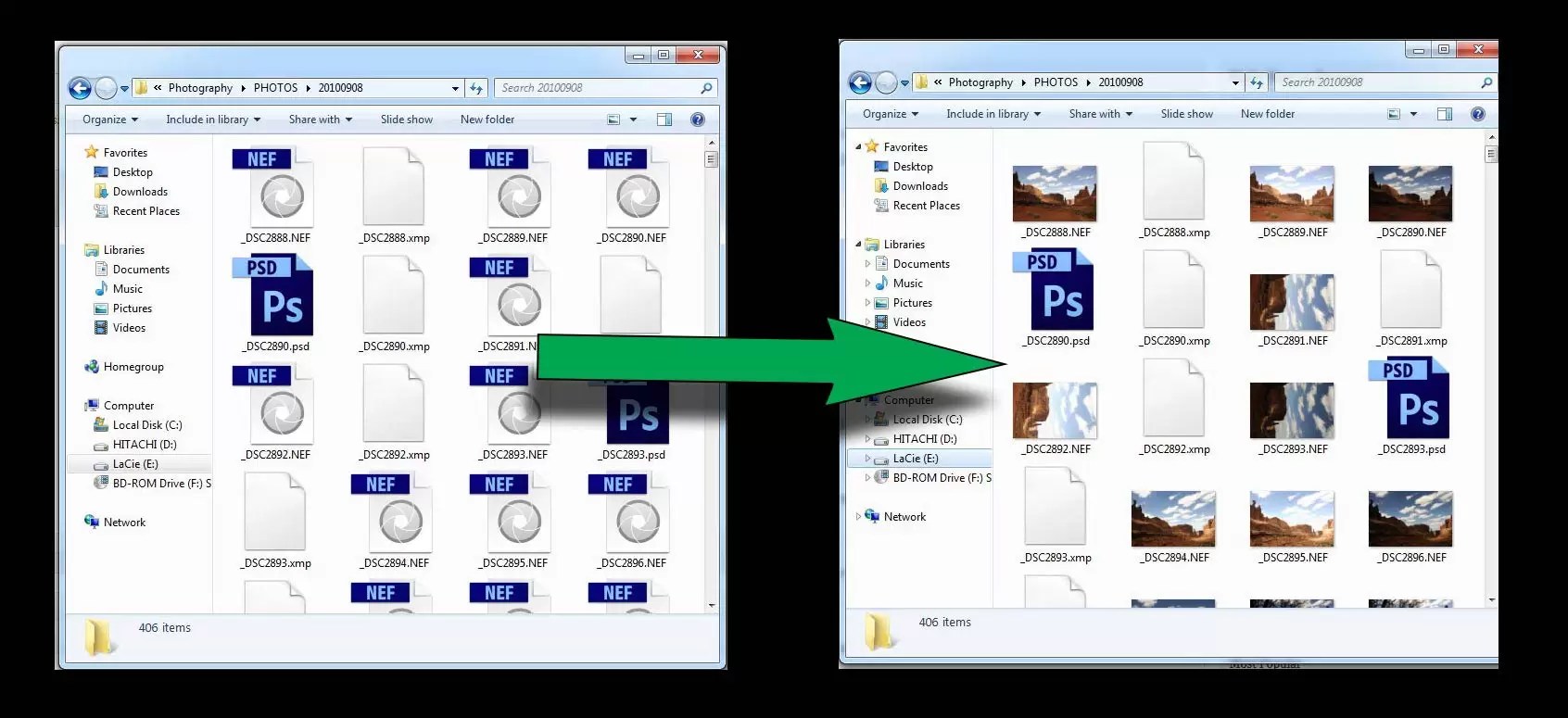 Windows Users View RAW Files Directly From Explorer Light And Matter