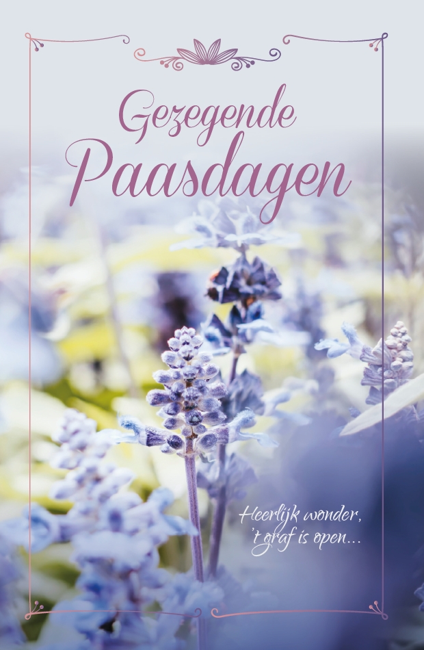 Wenskaart Gezegende Paasdagen Pasen Baaij Light Cards