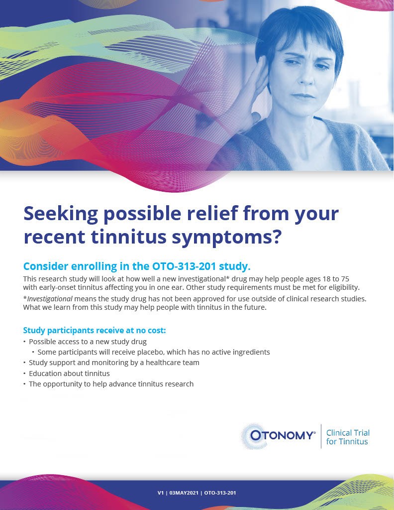 Tinnitus Clinical Trial Light E.N.T
