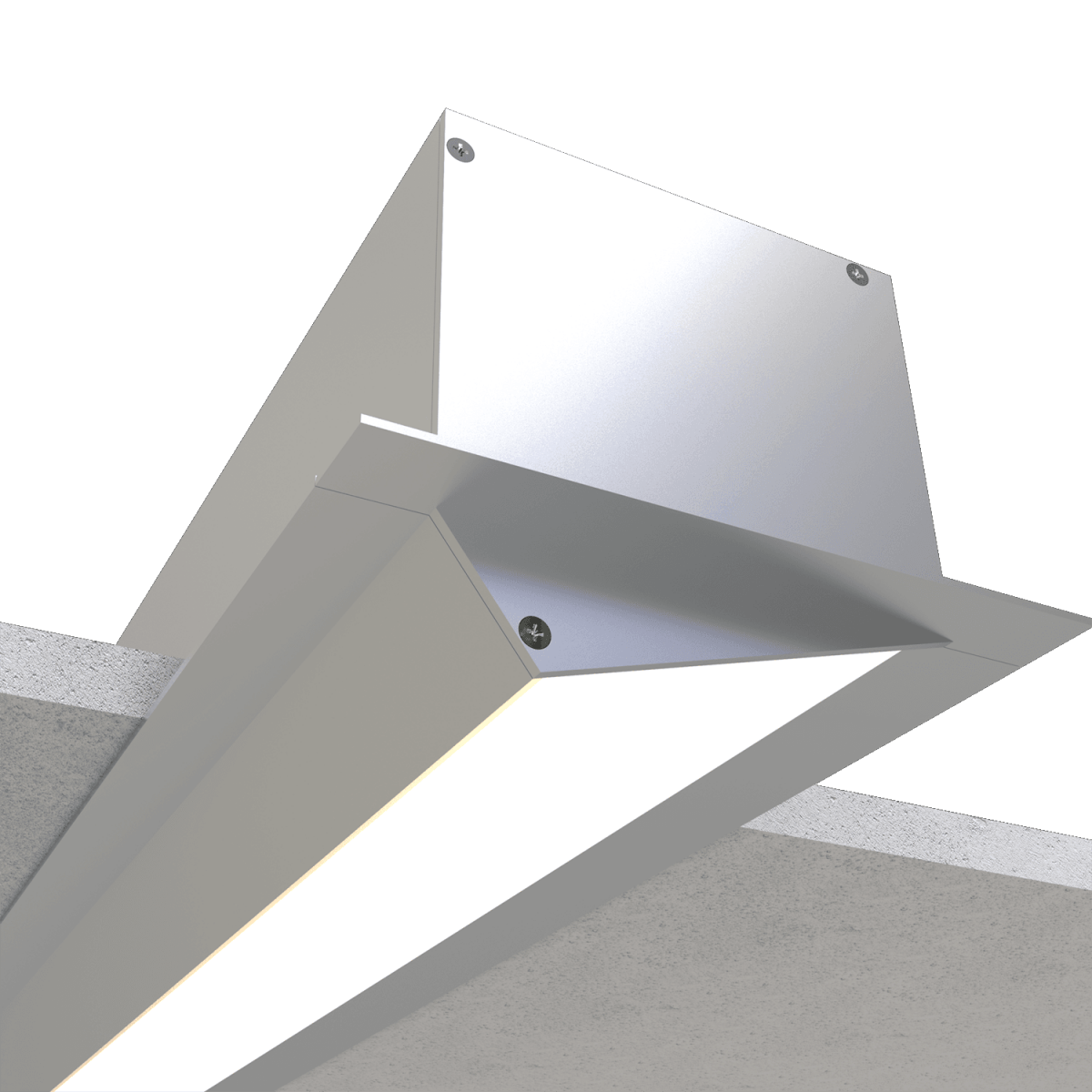 Lightplane Linear Wall Washer Recessed Trim Light Forms
