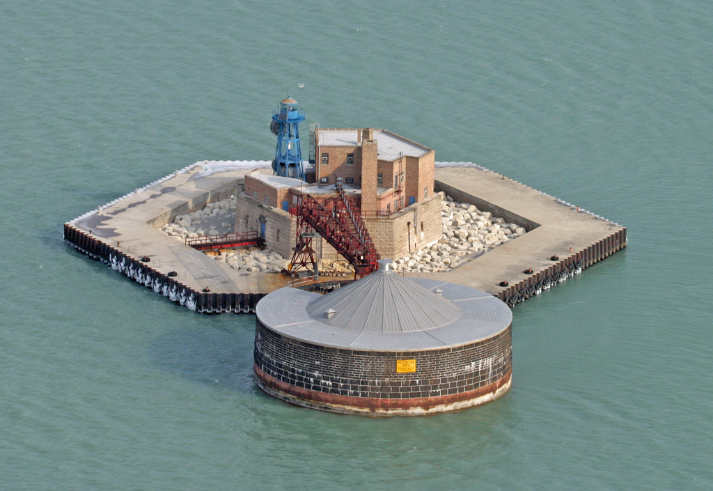 68th Street Crib (Dunne Crib) Lighthouse, Illinois at
