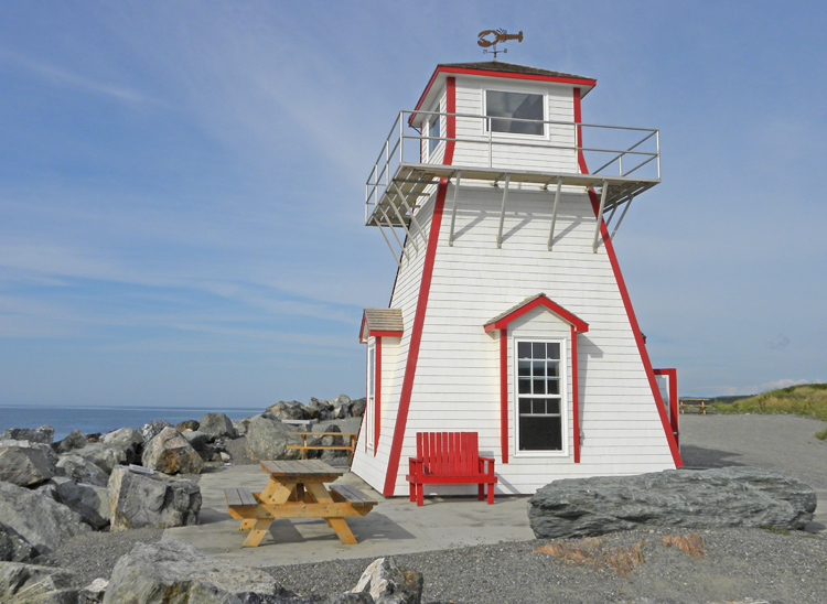 Arisaig (replica) Lighthouse, Nova Scotia Canada at