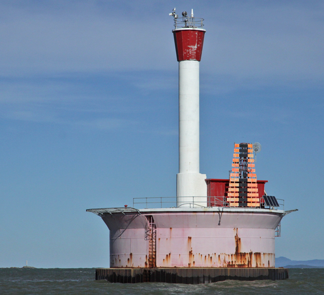 Banc du Cap Brûlé Lighthouse, Quebec Canada at