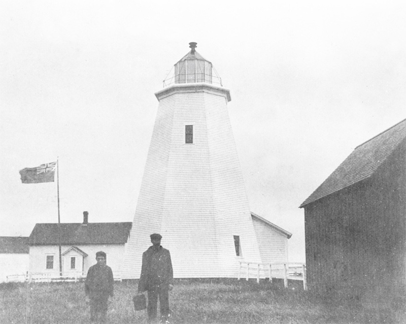 Cape St. Mary (Cape St. Mary's) Lighthouse, Nova Scotia Canada at