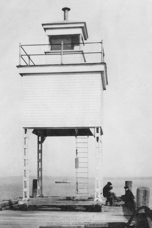 Joggins Lighthouse, Nova Scotia Canada at