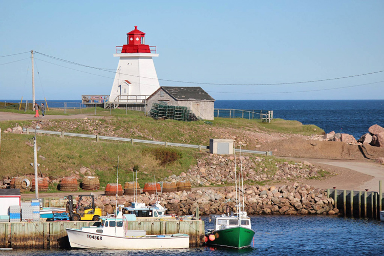 Neils' Harbour Lighthouse, Nova Scotia Canada at