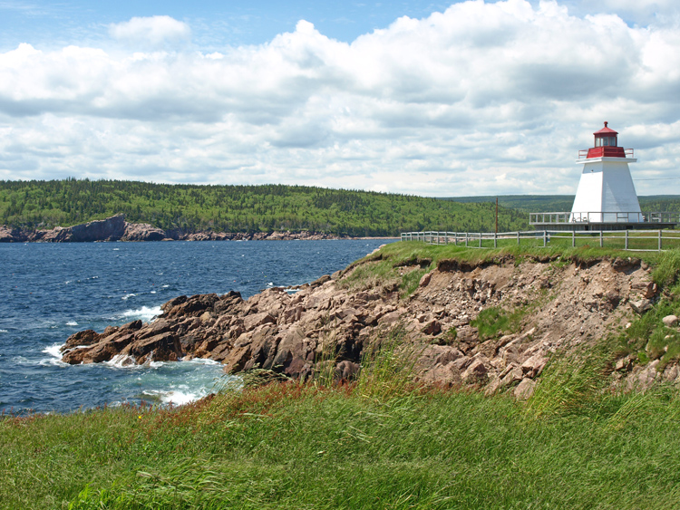 Neils' Harbour Lighthouse, Nova Scotia Canada at