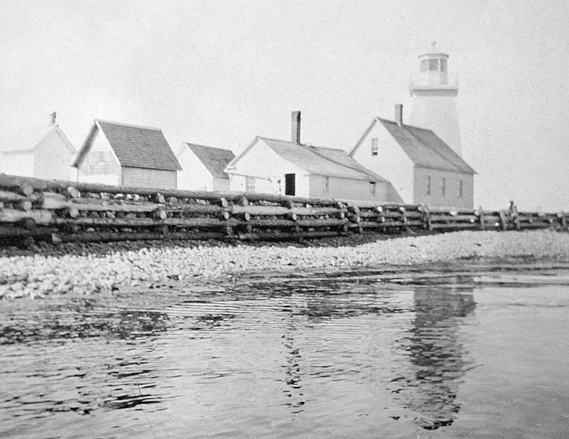 Pubnico Harbour Lighthouse, Nova Scotia Canada at