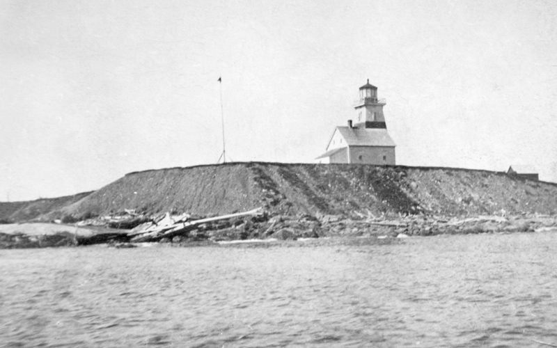 St. Esprit Island Lighthouse, Nova Scotia Canada at
