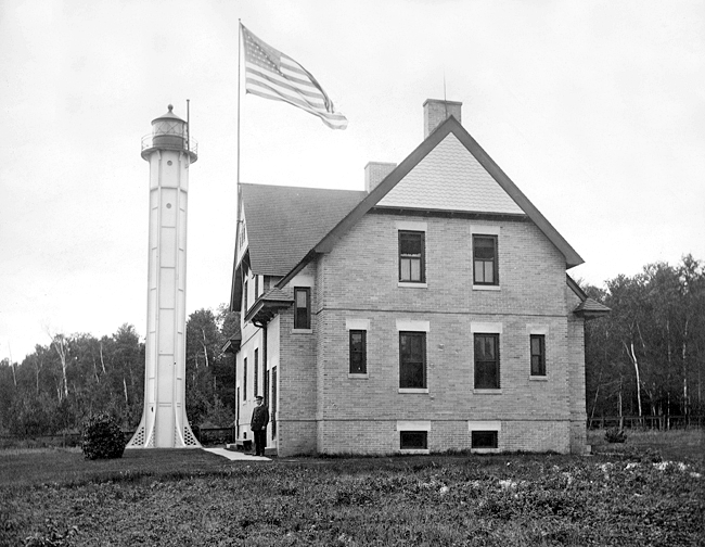 St. Martin Island Lighthouse, Michigan at