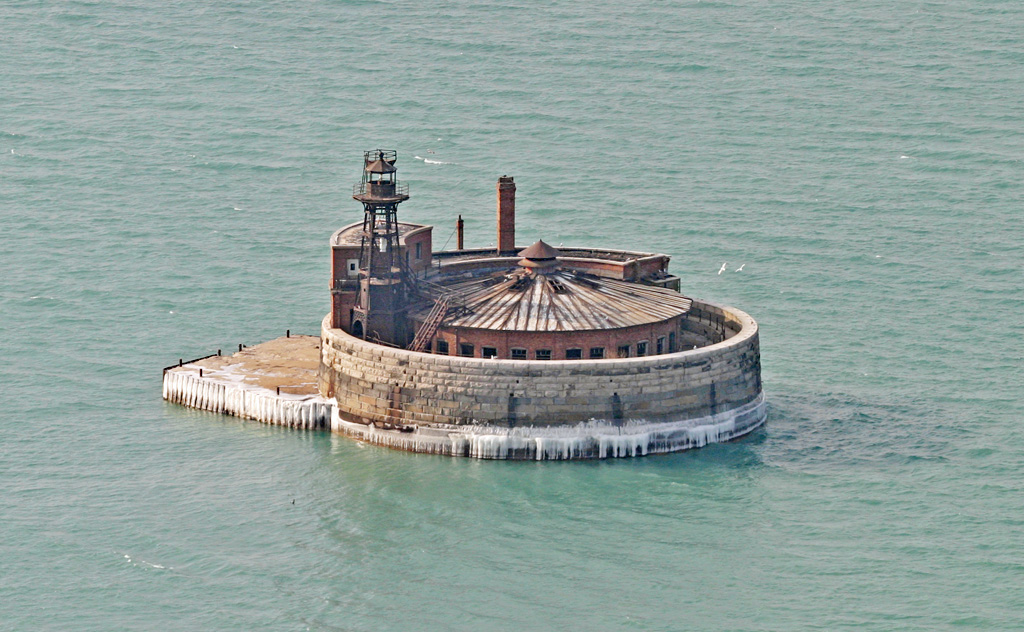 Four Mile Crib Lighthouse, Illinois at