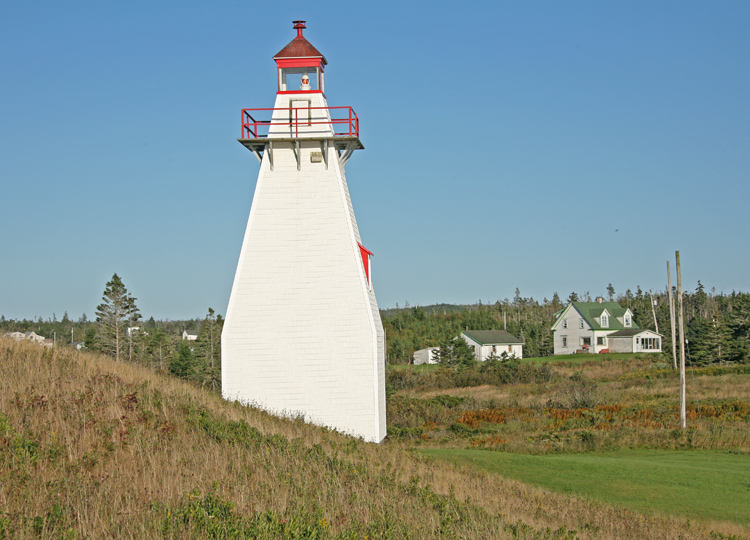 French Point (Musquodoboit Harbour Range Rear) Lighthouse, Nova Scotia Canada at