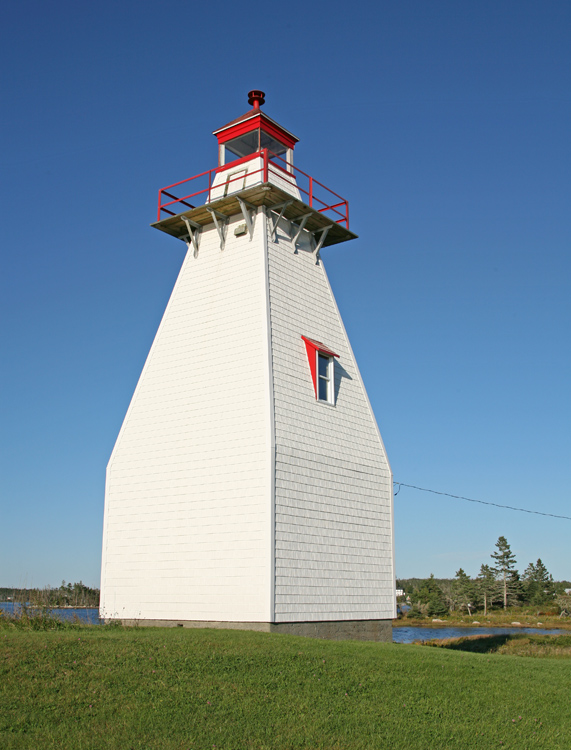 French Point (Musquodoboit Harbour Range Rear) Lighthouse, Nova Scotia Canada at