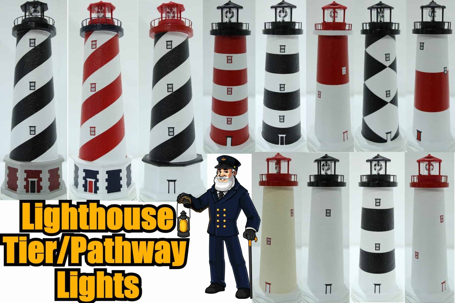 Lawn Lighthouses and Lighthouse Accessories Lighthouse Man