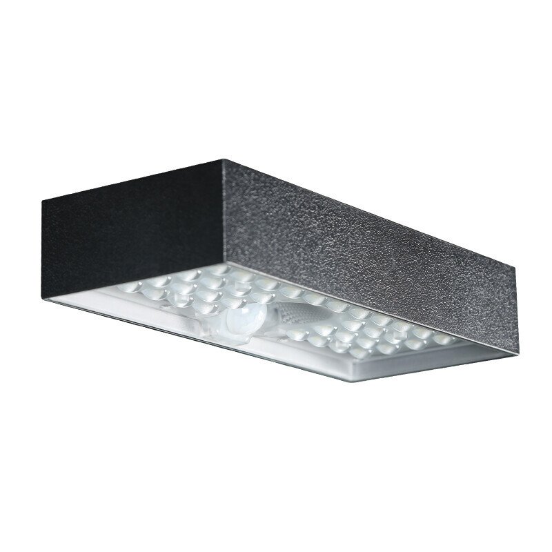 BRICK LDSWL 6W LED BLACK SOLAR WALL LIGHT(4000K) Lightingplus